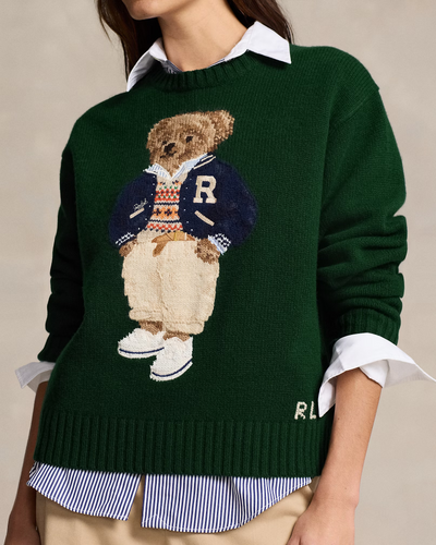 Ralph Lauren* Bear jacquard sweater