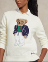 Polo Bear Cotton Crewneck Jumper