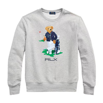 Ralph Laur* Bear Crewneck Sweatshirt(Velvet)