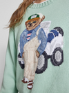 Ralph Laur* bear embroidered sweater