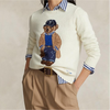 Ralph Laur* bear embroidered sweater