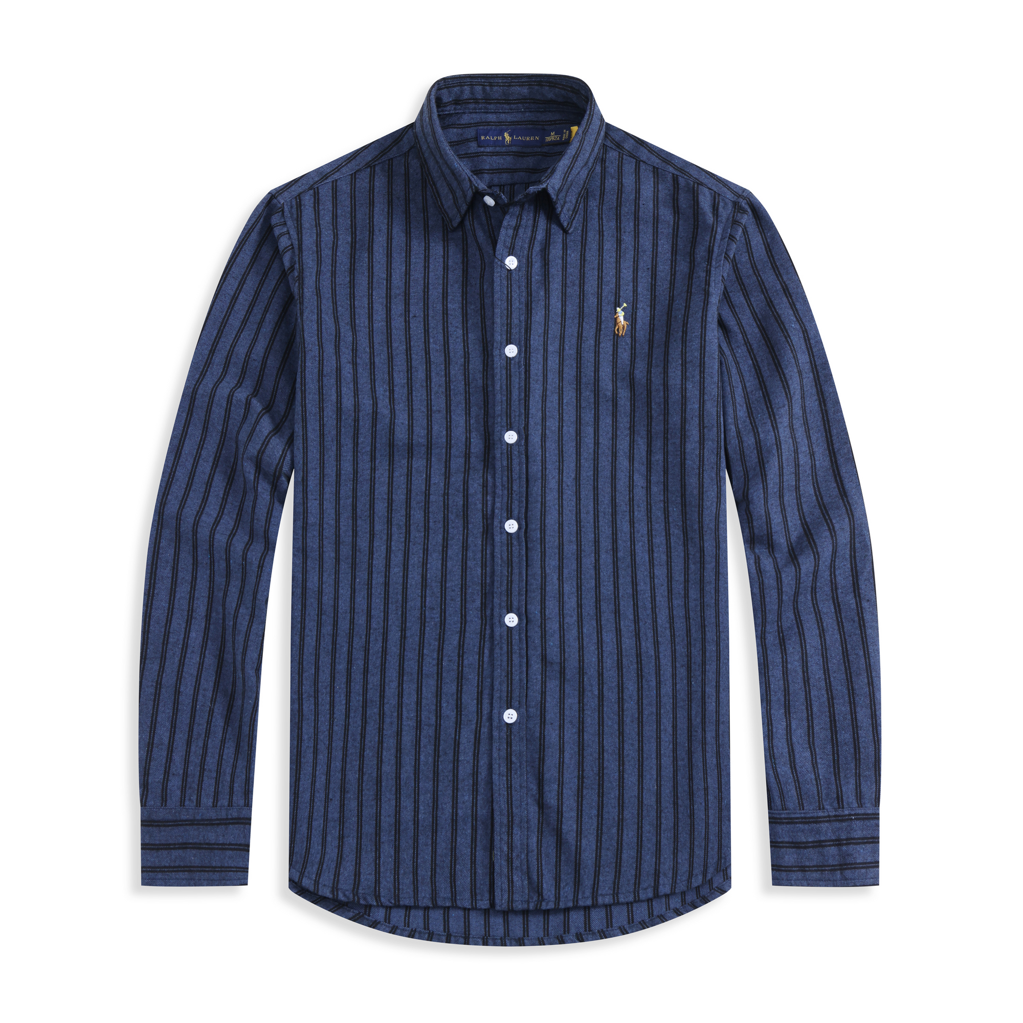 Ralph Laur* Brushed Fleece Striped Shirt