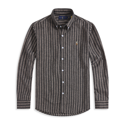 Ralph Laur* Brushed Fleece Striped Shirt