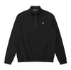 POLO stand collar cotton pullover