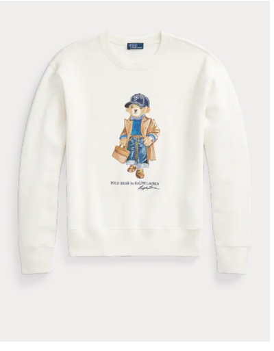 Ralph Lauren* Bear Crewneck Sweatshirt (Velvet)