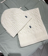 POLO scarf hat knitted set