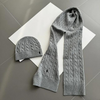 POLO scarf hat knitted set