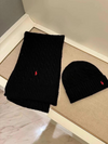 POLO scarf hat knitted set