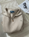 Ralph Lauren* Quarter Zip Sweatshirt （Cotton）