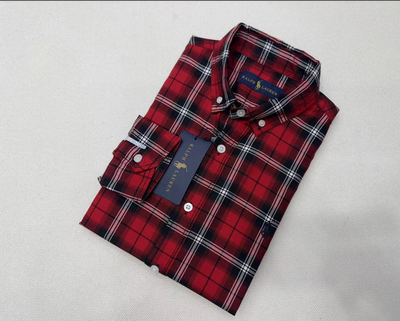 Ralph Laur* Oxford Plaid Long Sleeve Shirt