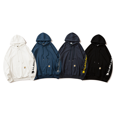 Carhartt* cotton logo sleeve graphic hoodie