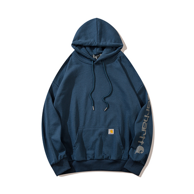 Carhartt* cotton logo sleeve graphic hoodie