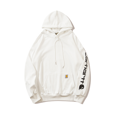 Carhartt* cotton logo sleeve graphic hoodie