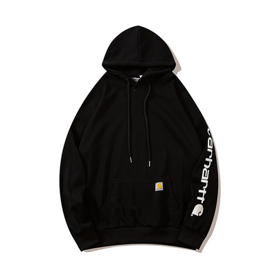 Carhartt* cotton logo sleeve graphic hoodie