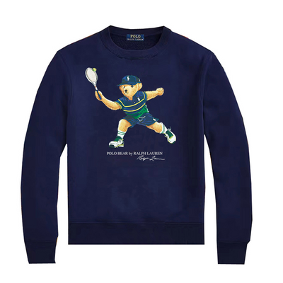 Ralph Laur* Bear Crewneck Sweatshirt