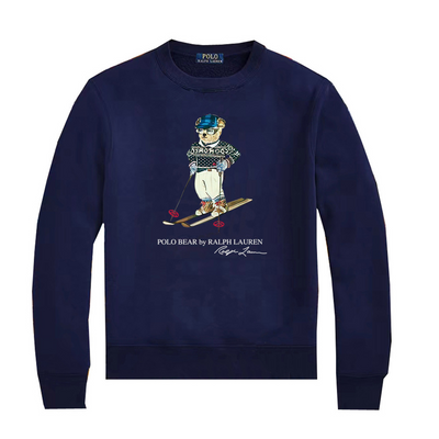 Ralph Laur* Bear Crewneck Sweatshirt