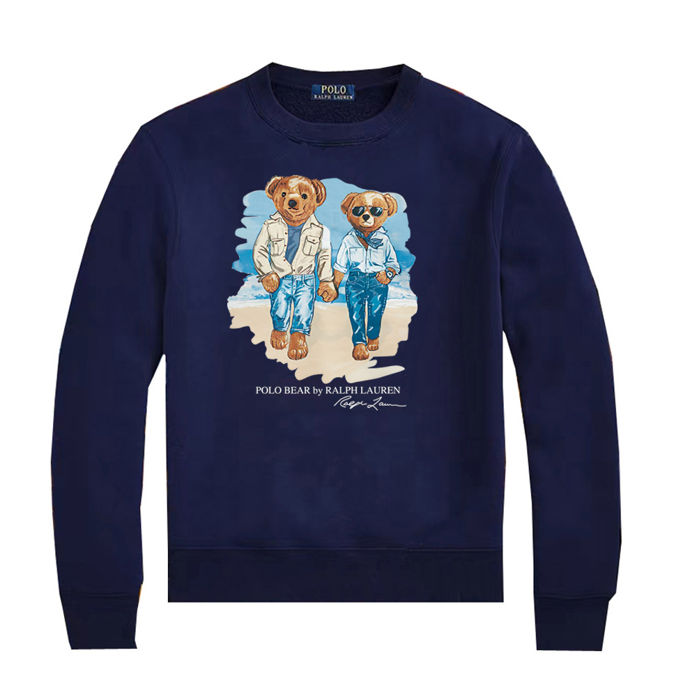 Ralph Laur* Bear Crewneck Sweatshirt