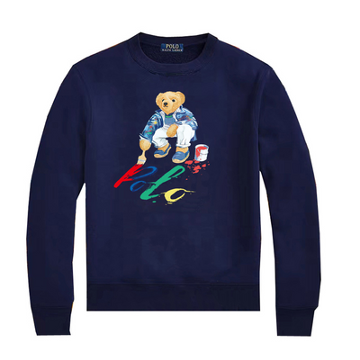 Ralph Laur* Bear Crewneck Sweatshirt