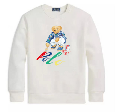 Ralph Laur* Bear Crewneck Sweatshirt