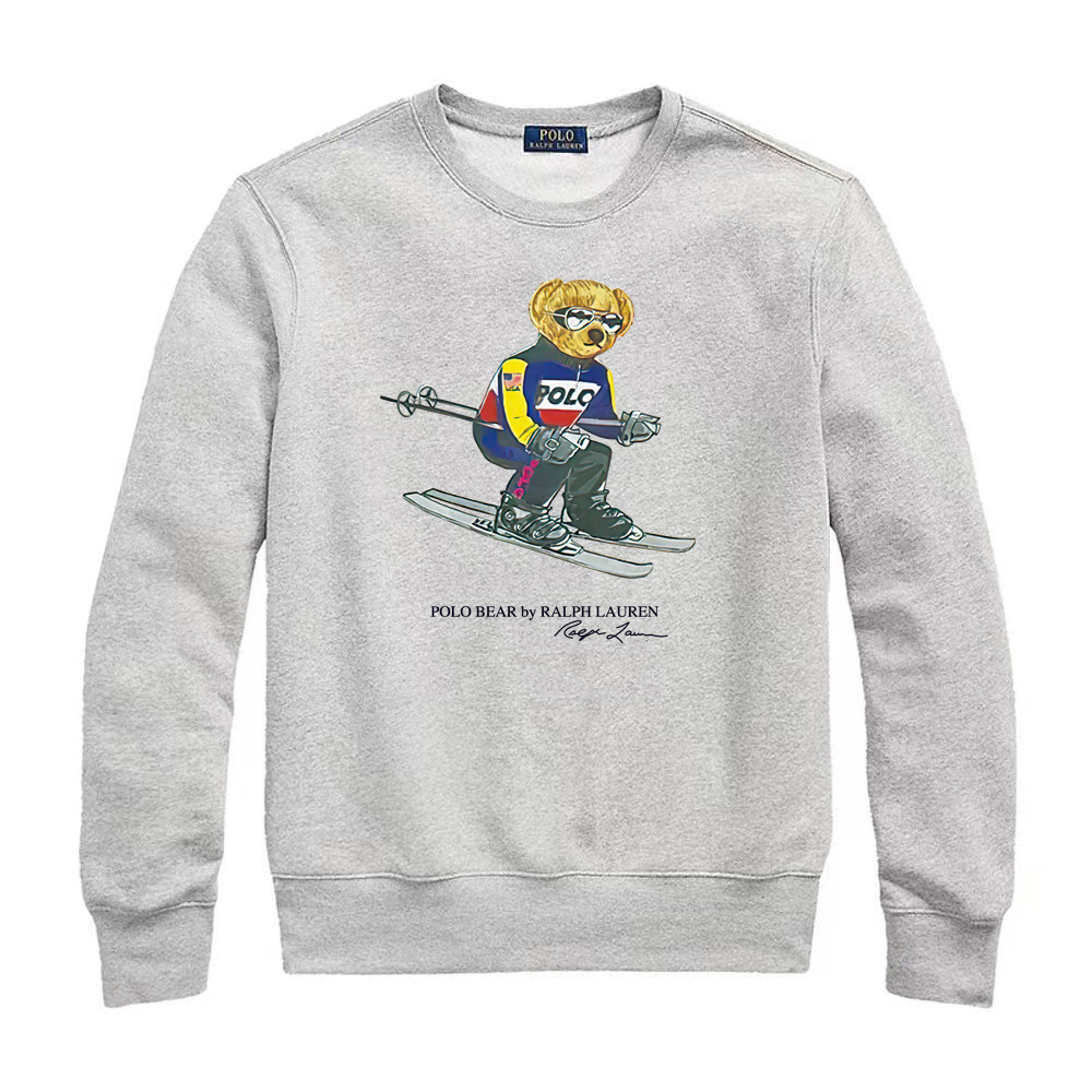 Ralph Laur* Bear Crewneck Sweatshirt