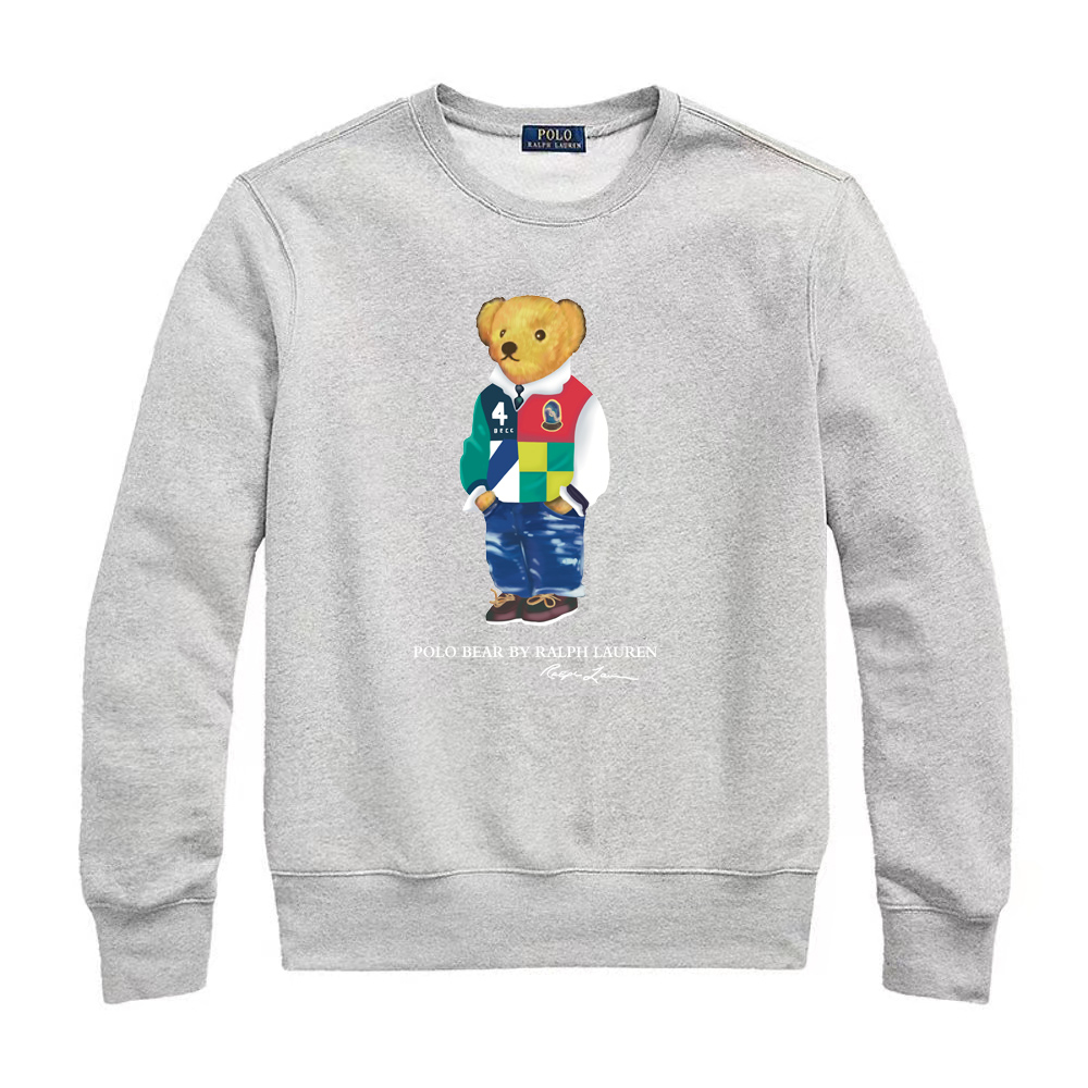 Ralph Laur* Bear Crewneck Sweatshirt