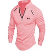 Men's Zip Long Sleeve Sports Casual Shirt