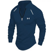 Men's Zip Long Sleeve Sports Casual Shirt