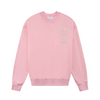 MA* Red Heart Solid Color Big Heart Round Neck Peach Heart Sweatshirt (9 Colors)