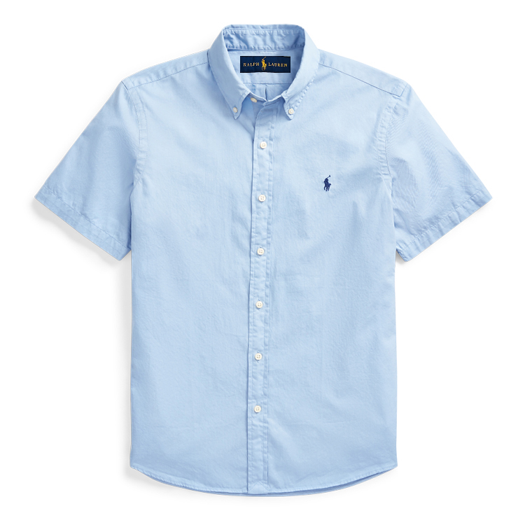 polo cotton Oxford short sleeve shirt