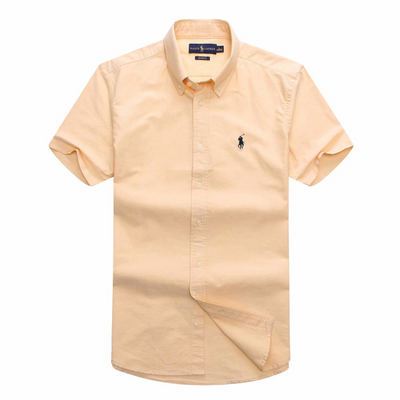 polo cotton Oxford short sleeve shirt