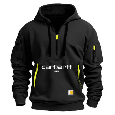 2025 Men's Zipper And Multi Pocket Casual Sport Sweatshirt