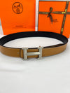 Herm* denim belt