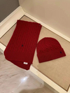 POLO scarf hat knitted set