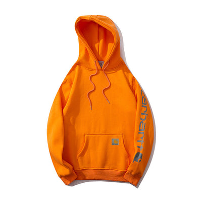 Carhartt* cotton logo sleeve graphic hoodie