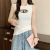 Ribbed-knit long-sleeve top