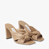 JC** 1: 1 VIP  Biscuit Nappa Leather Mules