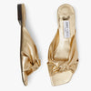 JC**  1: 1 VIP latte nappa leather flat sandals