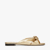 JC**  1: 1 VIP latte nappa leather flat sandals