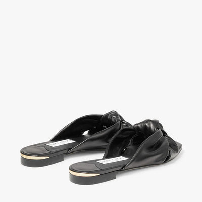 JC**  1: 1 VIP latte nappa leather flat sandals