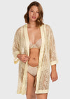 Azalea Sheer Floral Lace Wrap Robe