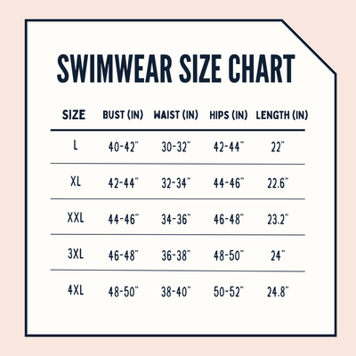 V-Neck Chain Trim One-Piece Swimwear