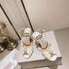 JIM* CHO* one-line buckle fish mouth sandals 1:1 VIP