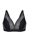 Peony Deep V Lace Wireless Unlined Bralette