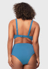 Ruched Crisscross Front Underwire Swim Bikini Set
