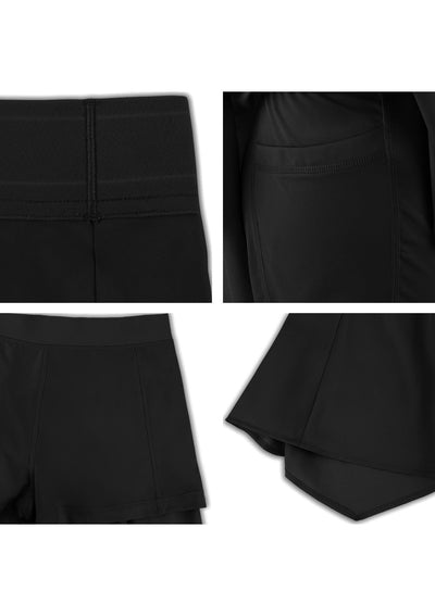 Speed Race High-Rise Sports Tennis Skirt