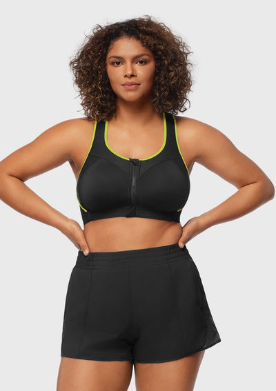 Speed Race High Impact Adjustable Racerback Sports Bra
