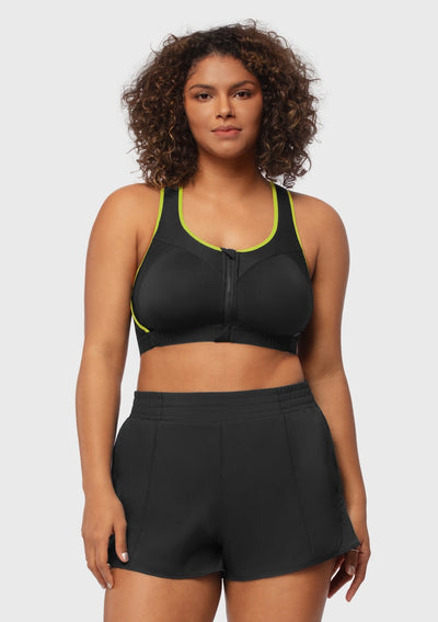 Speed Race High Impact Adjustable Racerback Sports Bra