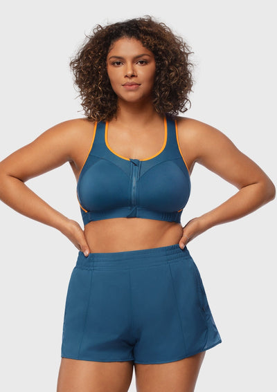Speed Race High Impact Adjustable Racerback Sports Bra
