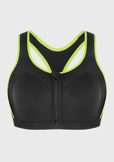 Speed Race High Impact Adjustable Racerback Sports Bra