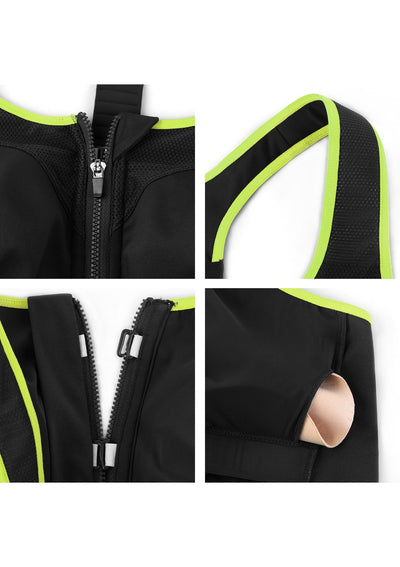 Speed Race High Impact Adjustable Racerback Sports Bra